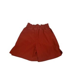 Nike High Rise Woven Shorts Womens M Everyday Modern Loose Fit Burnt Orange